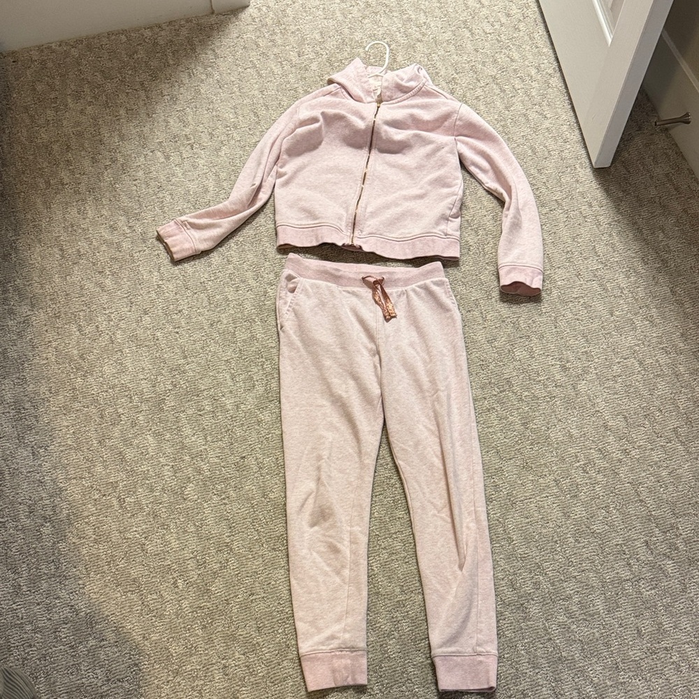 J. Crew Kids Matching Set in Light Pink